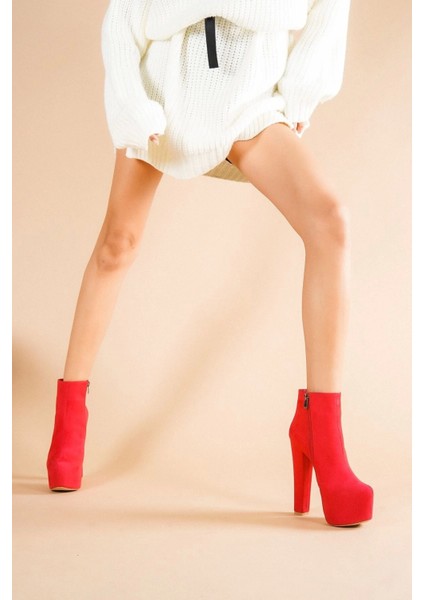 Kadın Moda Yüksek Topuk Platform Bot Şık ve Zarif Abiye Ayakkabı modelleri