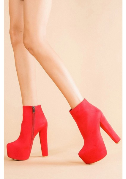 Kadın Moda Yüksek Topuk Platform Bot Şık ve Zarif Abiye Ayakkabı fırsatları