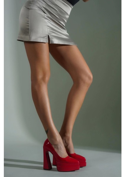 Kadın Moda Çift Platform Özel Tasarım Ayakkabı Şık ve Zarif Abiye Ayakkabı fırsatları