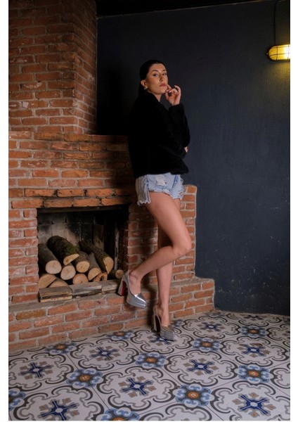 Kadın Moda Çift Platform Özel Tasarım Ayakkabı Şık ve Zarif Abiye Ayakkabı indirimleri