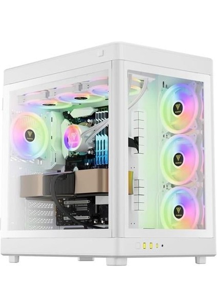 Gamdıas 850W 80+ Bronze Neso P1 Gamıng Mıd-Tower Pc Kasası Beyaz