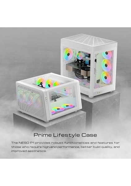Gamdıas 850W 80+ Bronze Neso P1 Gamıng Mıd-Tower Pc Kasası Beyaz modelleri