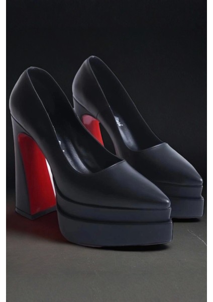 Kadın Moda Çift Platform Özel Tasarım Ayakkabı Şık ve Zarif Abiye Ayakkabı