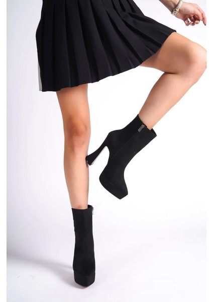 Kadın Moda Sivri Burun Platform Bot Şık ve Zarif Abiye Ayakkabı fiyatları