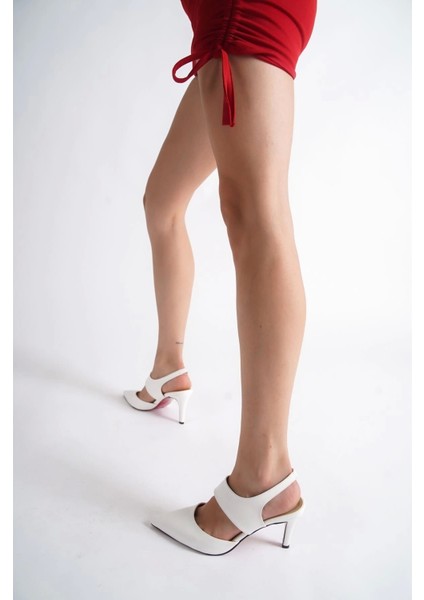 Kadın Moda Kısa Günlük Topuklu Ayakkabı Şık ve Zarif Abiye Ayakkabı