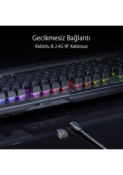 Rog Claymore Iı Kablosuz Rgb Mekanık Gamıng Klavye