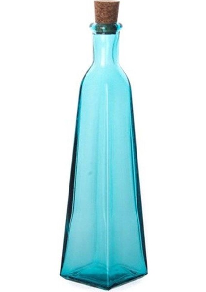 Turkuaz Piramit Yağ Şişesi 350cc, şık ve kullanışlı tasarım, 1 parça