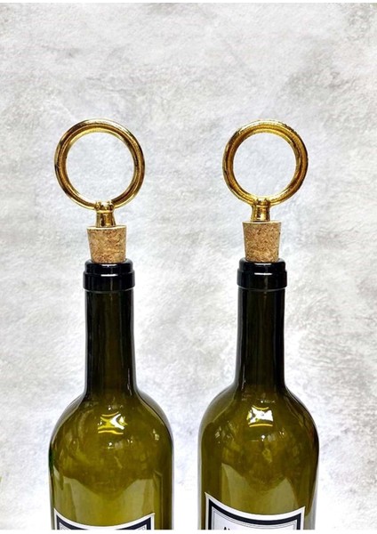 Yeşil 750ml Mantar Tıpalı Yağlık ve Yağdanlık Seti, Bej Renk fırsatları