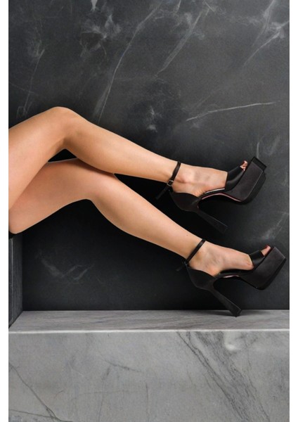 Kadın Moda Özel Tasarım Ökçeli Platform Ayakkabı Şık ve Zarif Abiye Ayakkabı indirimleri