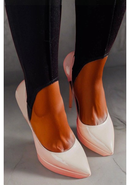 Stil Modern Kadın Platform Ayakkabı Özel Tasarım Gündüz Gece Abiye Ayakkabı