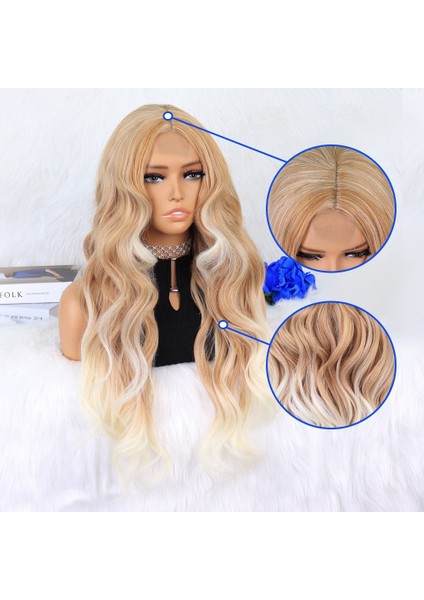 Balköpüğü Platin Röfleli Dalgalı Tül Peruk fırsatları