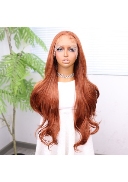 Bakır Bebek Saçlı Fiber Sentetik Tül Peruk fiyatları