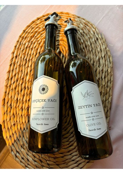 Retro Paris Ahşap Standlı 3 Parça Yağlık ve Sosluk Seti, 750ml, Bakır Renk fırsatları