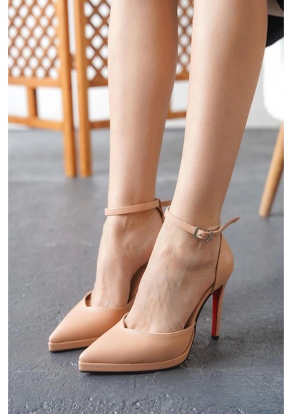 Stil Modern Kadın Baretli Sivri Burun Topuklu Ayakkabı Özel Tasarım Gündüz Gece Abiye Ayakkabı modelleri