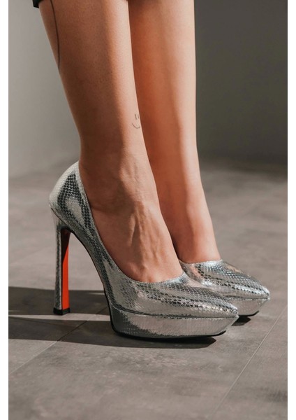 Stil Modern Kadın Platform Ayakkabı Özel Tasarım Gündüz Gece Abiye Ayakkabı