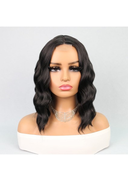 Siyah Küt Tül Peruk