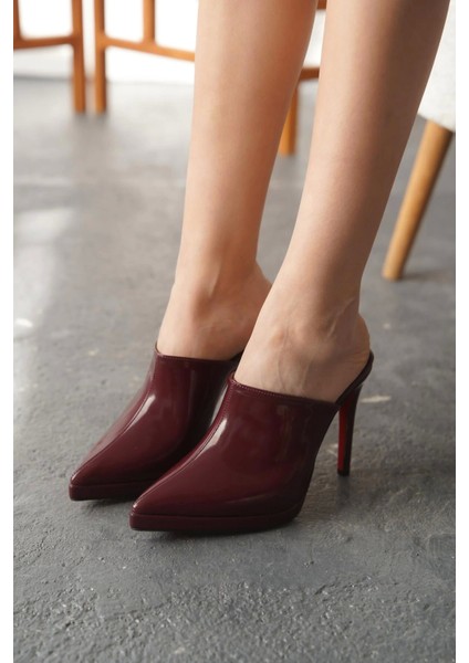 Stil Modern Kadın Kısa Platform Ince Topuklu Terlik Özel Tasarım Gündüz Gece Abiye Ayakkabı fırsatları