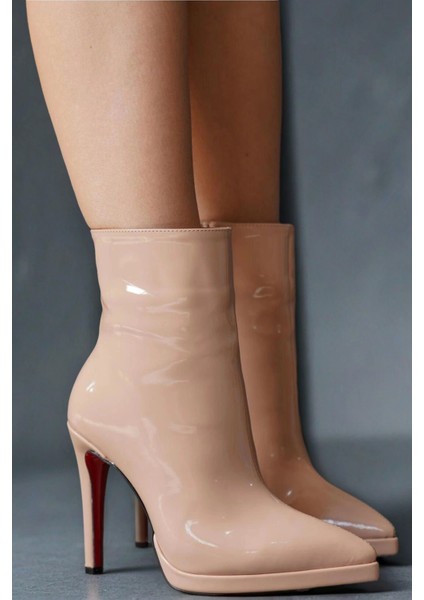 Stil Modern Kadın Kısa Platform Topuklu Bot Özel Tasarım Gündüz Gece Abiye Ayakkabı modelleri