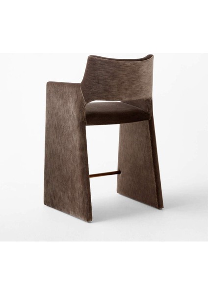 Foley Mink Kadife Tezgah Taburesi, Lüks ve Konforlu Tasarım fiyatları