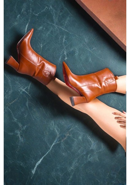 Stil Modern Kadın Sivri Burun Kovbot Bot Özel Tasarım Gündüz Gece Abiye Ayakkabı indirimleri