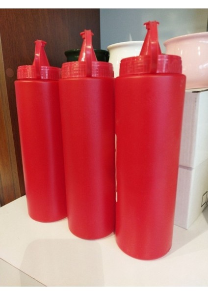 Kırmızı Tekli Yağdanlık ve Sosluk, şık tasarım, 750-999 ml, kullanışlı ve estetik indirimleri