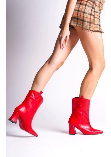 Stil Modern Kadın Sivri Burun Kovbot Bot Özel Tasarım Gündüz Gece Abiye Ayakkabı fiyatları