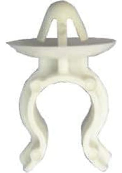 Menashop Metrashop Klips Hortum Tutucu Beyaz 8 5mm M1851-01 25 Li