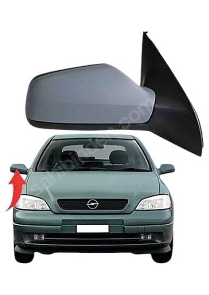 Astra G (1998-2009) Arası Uyumlu Sağ Manuel Yan Ayna