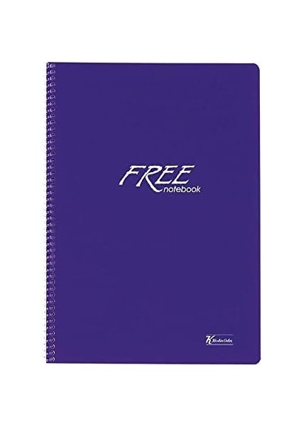 Menashop Metrashop Color A4 Kareli 120 Yp. Pp Kapak Spiralli Free Okul Defteri