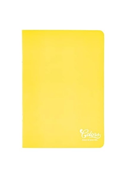 Menashop Metrashop Colors A4 60 Yaprak Çizgili Defter, Sarı