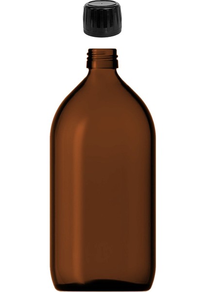 28 Adet 500 ml Kahverengi Cam Şişe, Siyah Kapak, Kilitli, Dayanıklı ve Kullanışlı fırsatları