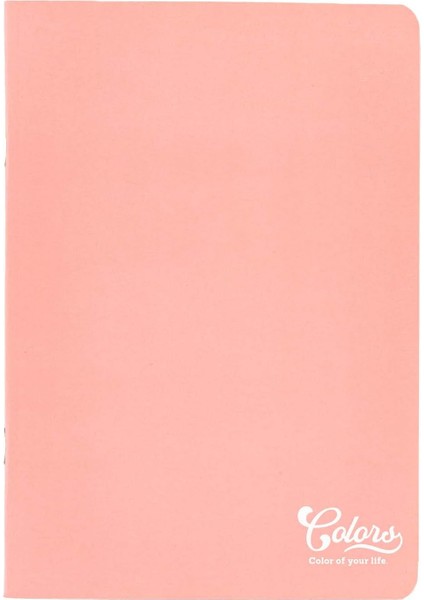 Menashop Metrashop Colors A5 40 Yaprak Kareli Defter, Pembe