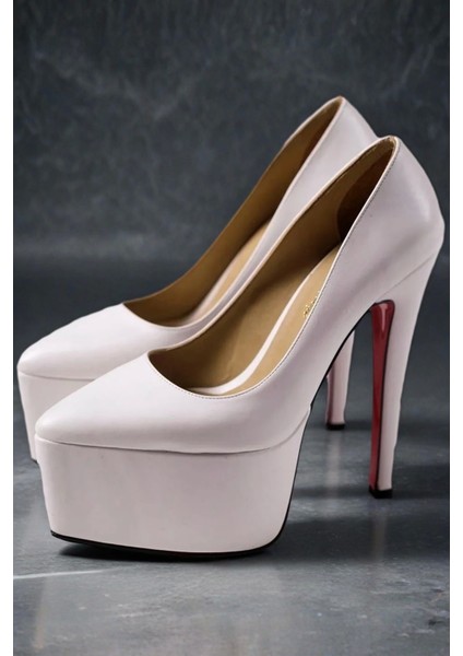 Stil Modern Kadın Sivri Platform Topuklu Ayakkabı Özel Tasarım Gündüz Gece Abiye Ayakkabı fırsatları