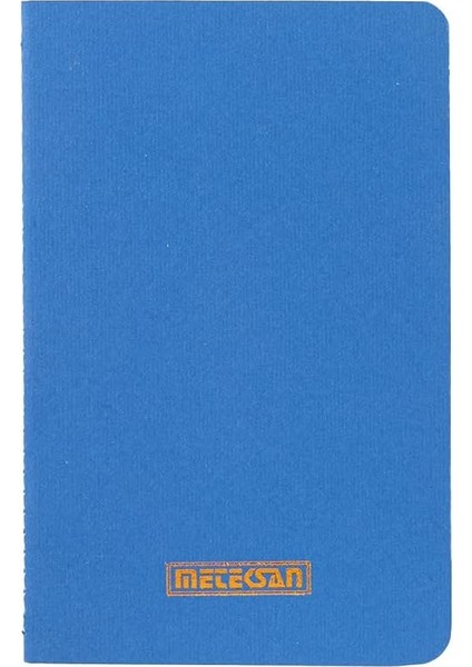 Menashop Metrashop Notes 9X14 cm Karton Kapaklı Iplik Dikişli Defter, 24 Yaprak, Düz, Lacivert