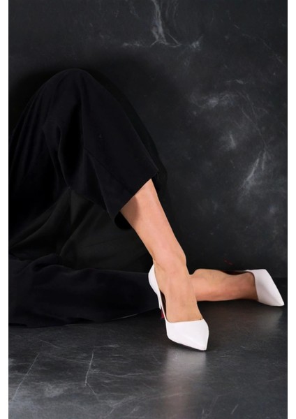 Stil Modern Kadın Ince Topuklu Ayakkabı Stiletto Özel Tasarım Gündüz Gece Abiye Ayakkabı