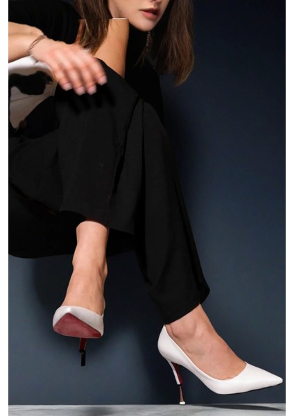 Stil Modern Kadın Ince Topuklu Ayakkabı Stiletto Özel Tasarım Gündüz Gece Abiye Ayakkabı fırsatları