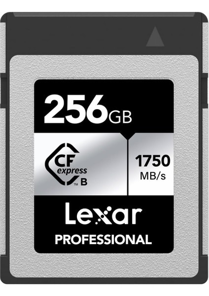 Menashop Metrashop Professional Sılver Serisi 256 GB Cfexpress Kart, Tip B Cfe Kart, 1750 Mb/s'ye Kadar Okuma Hızı, Pcıe GEN3X2 Özellikli Cf Kart, Dslr ile Uyumlu, Xqd Kamera ile Ters (LCXEXSL256G-RNENG)