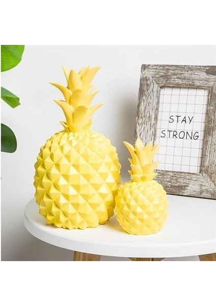® Ananas Şeklinde Desenli Büyük Boy Pilli Masa ve Gece Lambası
