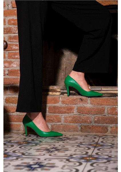 Stil Modern Kadın Ince Topuklu Ayakkabı Stiletto Özel Tasarım Gündüz Gece Abiye Ayakkabı