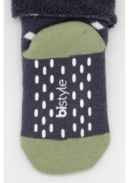 Puanlı Kaymaz Havlu Soket Çorap 2'li BS10502 Antrasit indirimleri