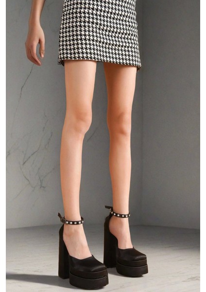 Stil Modern Kadın Çift Platform Tasarım Gelinlik Ayakkabı Özel Tasarım Gündüz Gece Abiye Ayakkabı