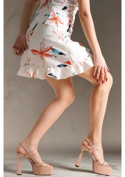 Stil Modern Kadın Özel Topuklu Ayakkabı Özel Tasarım Gündüz Gece Abiye Ayakkabı fiyatları