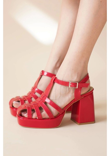 Stil Modern Kadın Gladyatör Kalın Topuklu Ayakkabı Özel Tasarım Gündüz Gece Abiye Ayakkabı modelleri