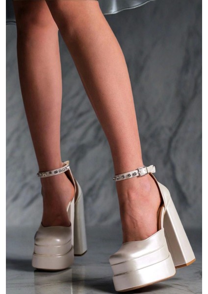 Stil Modern Kadın Çift Platform Özel Tasarım Gündüz Gece Abiye Ayakkabı modelleri