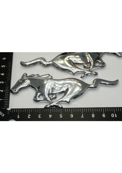 Ford Mustang Shelby Gt Koşan At Çamurluk Yanı Krom Metal Logo Arma fiyatları