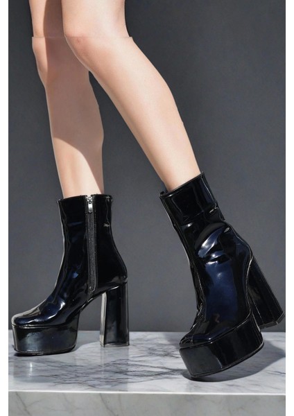 Stil Modern Kadın Kalın Topuk Yüksek Bot Özel Tasarım Gündüz Gece Abiye Ayakkabı modelleri