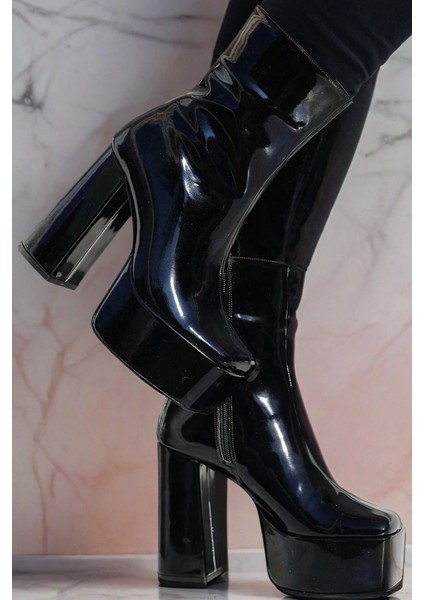 Stil Modern Kadın Kalın Topuk Yüksek Bot Özel Tasarım Gündüz Gece Abiye Ayakkabı fırsatları