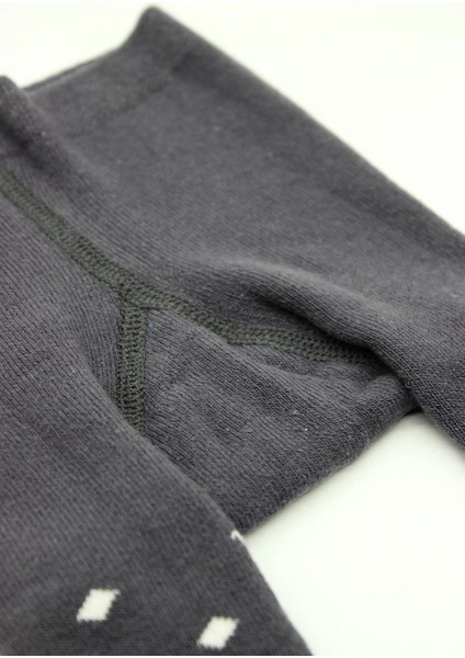 Tekli Puan Kaymaz Havlu Külotlu Çorap BS50502 Antrasit indirimleri