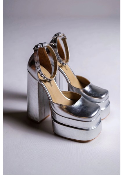 Stil Modern Kadın Çift Platform Özel Tasarım Gündüz Gece Abiye Ayakkabı modelleri