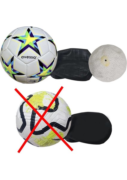 4 Astar Pu+Pvc Materyal Soft Yumuşak Deri 435 Gram Ip Sargı Korumalı Şambrel Futbol Topu No:5